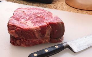 Приготовление и отпуск мяса, тушеного крупными кусками